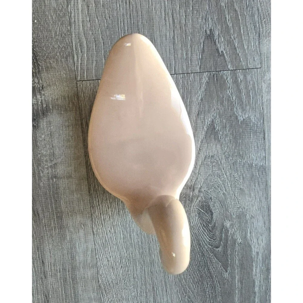 Vintage Swan Ceramic Towel / Washcloth  Holder Pale Pink Japan  Granny Cottage